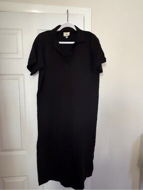 Tuckernuck Black Polo Midi Dress